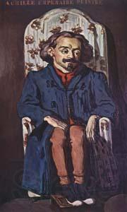 Paul Cezanne Portrait of the Painter,Achille Emperaire